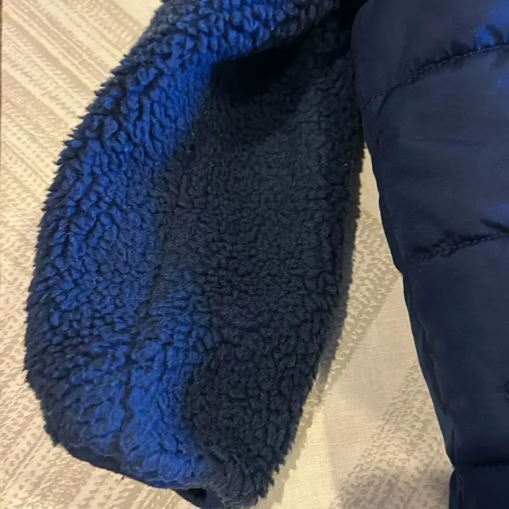 Baby Gap Boys Fleece/Vest Navy Blue Removable Jacket - Size 4